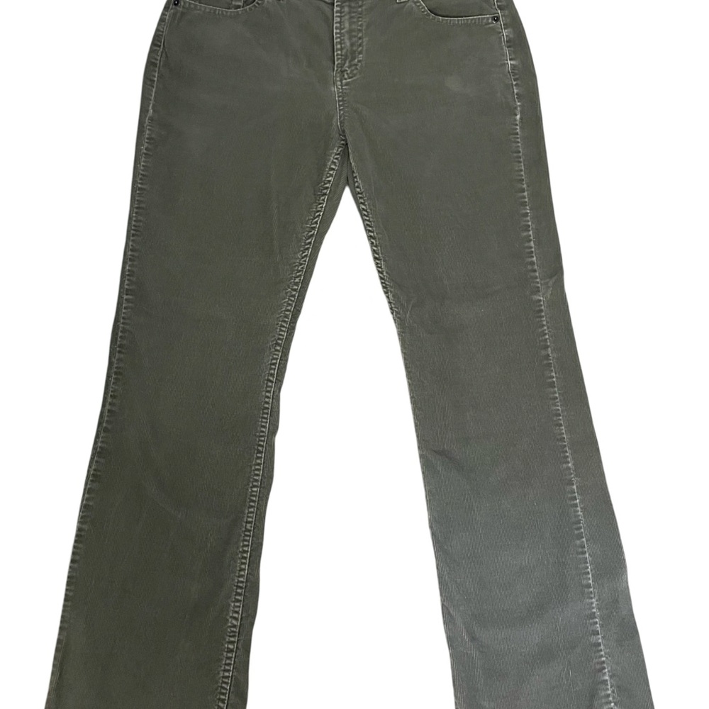 Corduroy green jeans Old Navy Blue Straight Leg Sz 10 Tall 32”w X 31”l